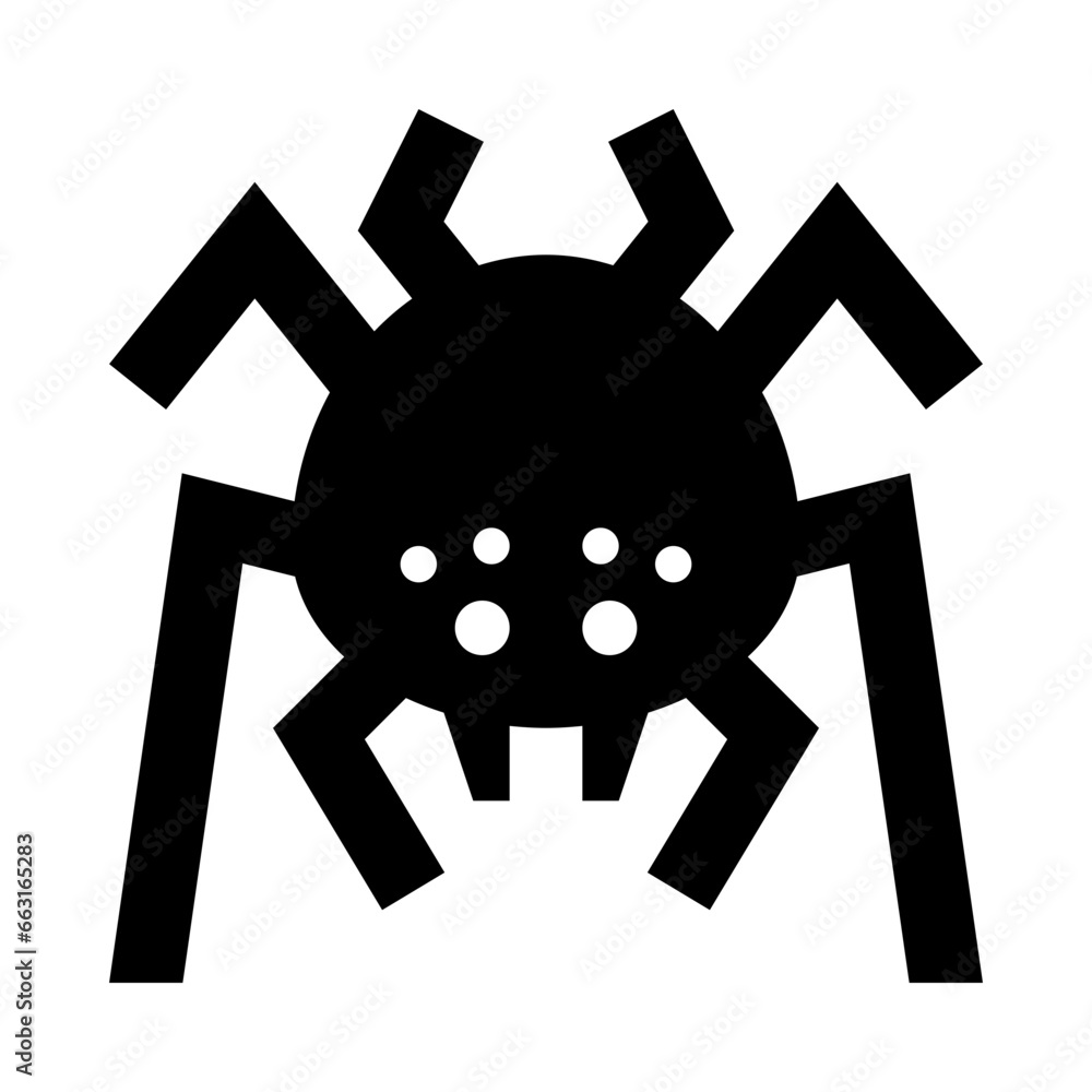 Naklejka premium Spider