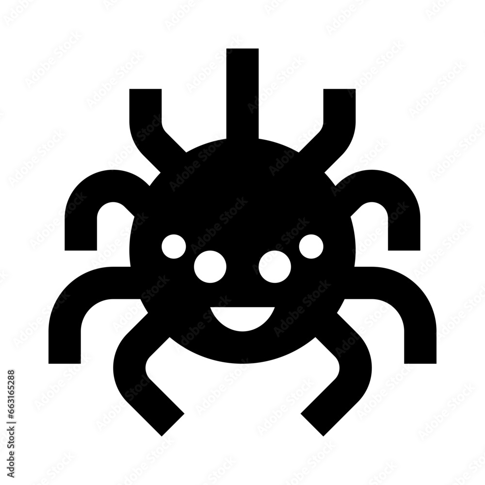 Naklejka premium Spider