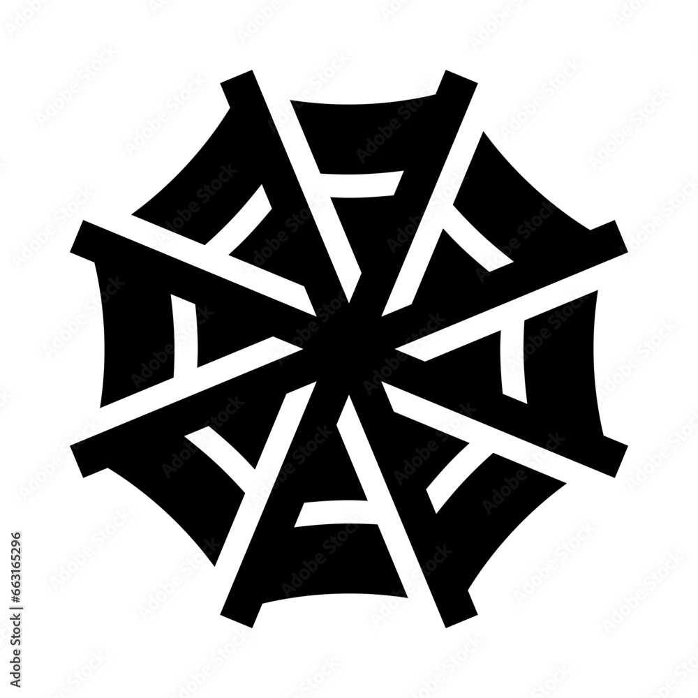 Naklejka premium Spider web