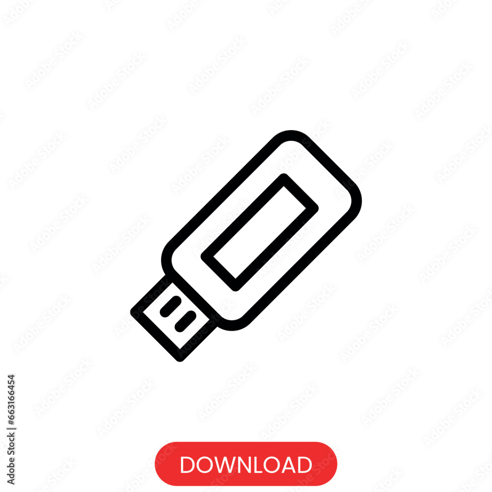 Pendrive icon, vector illustration. Flat design style. vector pendrive icon illustration isolated on white, pendrive icon Eps10. Pendrive icon, vector illustration. Flat design style. vector pendrive icon illustration isolated on white, pendrive icon Eps10.