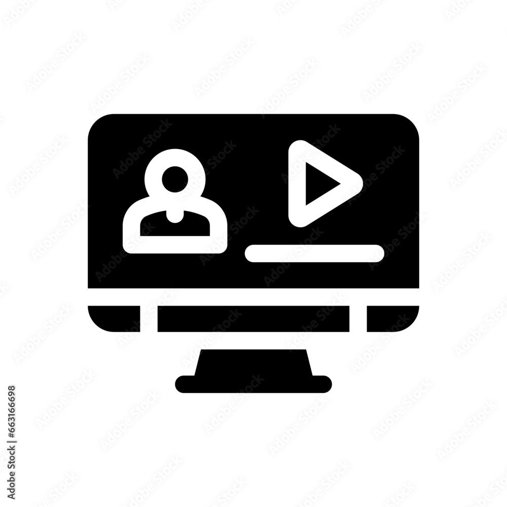video call glyph icon video call glyph icon