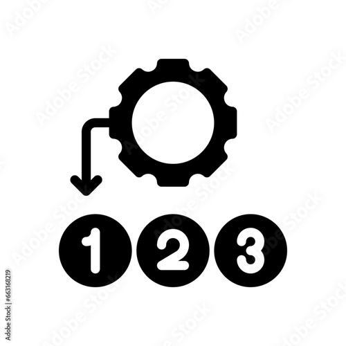 prioritize glyph icon