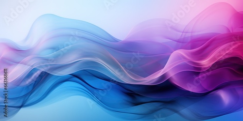 Blue purple pink abstract background. Colorful background with smoke effect with copy space for design. Web banner.