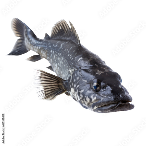 coelacanth fish isolated on transparent background transparency 