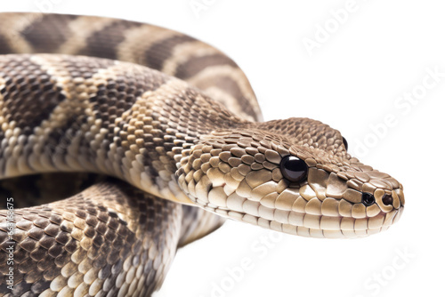 close up of a snake isolated on transparent background,transparency 