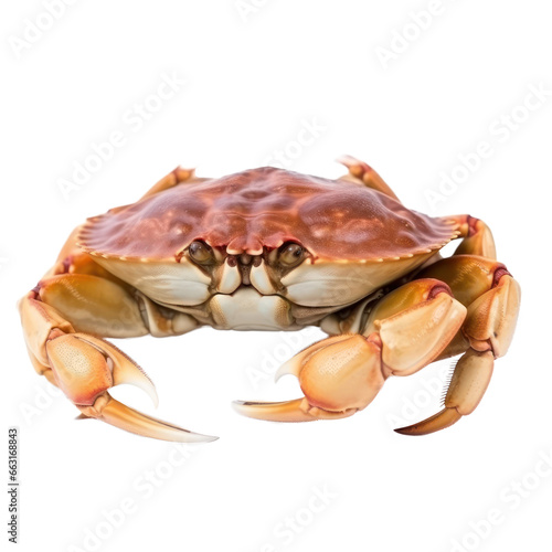 Sea crab isolated on transparent background,transparency 