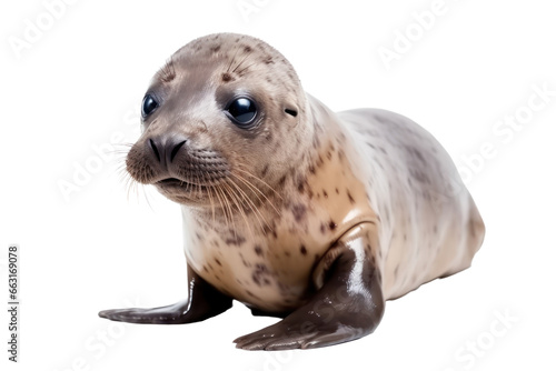 baby seal isolated on transparent background,transparency  © SaraY Studio 