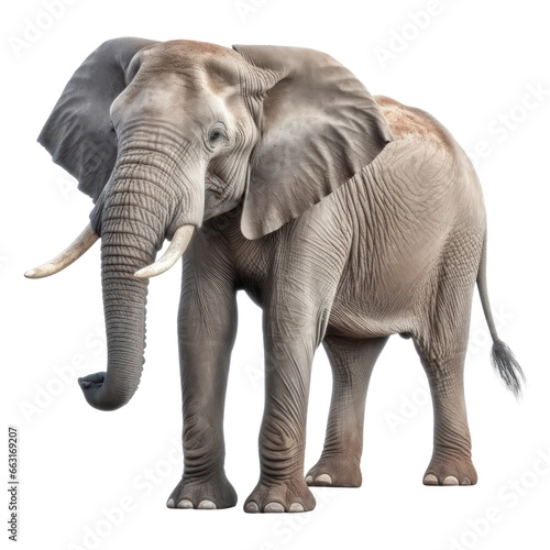 Elephant isolated on transparent background transparency 