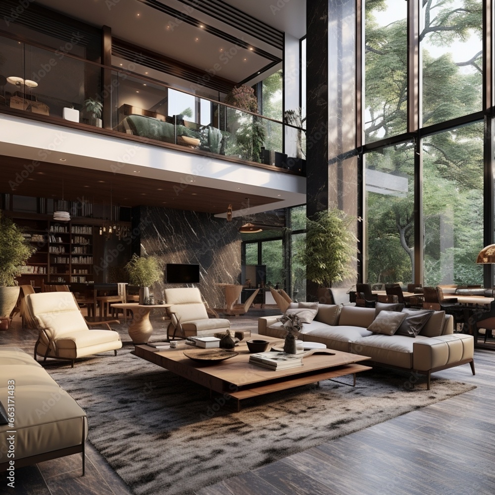 modern house interior design AI Generated modern house interior design AI Generated