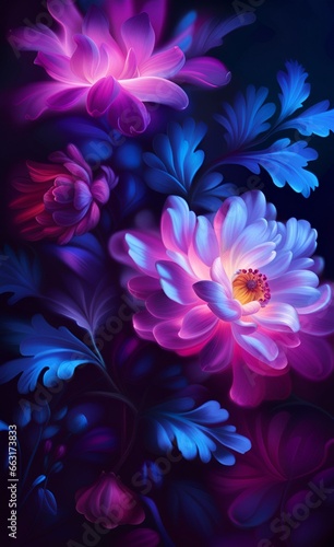 background with flowers