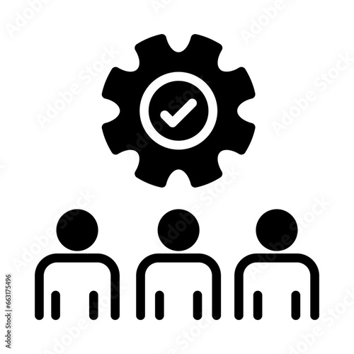 Team Management icon in vector. Illustration