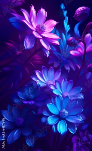 background with flowers © BanBaicha