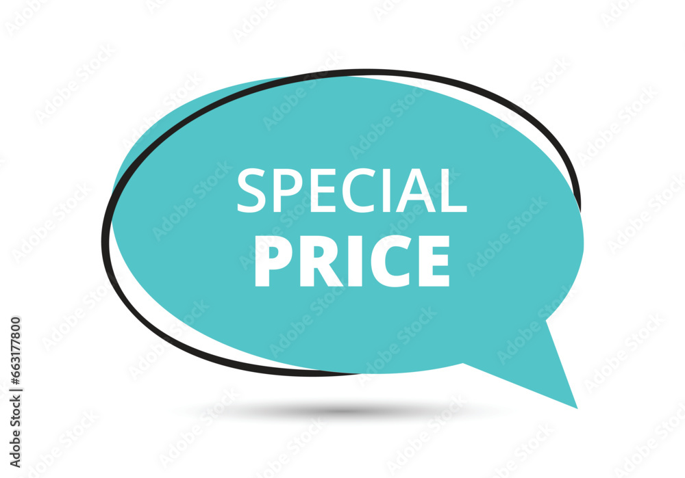 Special price speech bubble text. Hi There on bright color for Sticker, Banner and Poster. vector illustration. Special price speech bubble text. Hi There on bright color for Sticker, Banner and Poster. vector illustration.