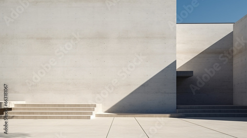 Minimal style of architectural building