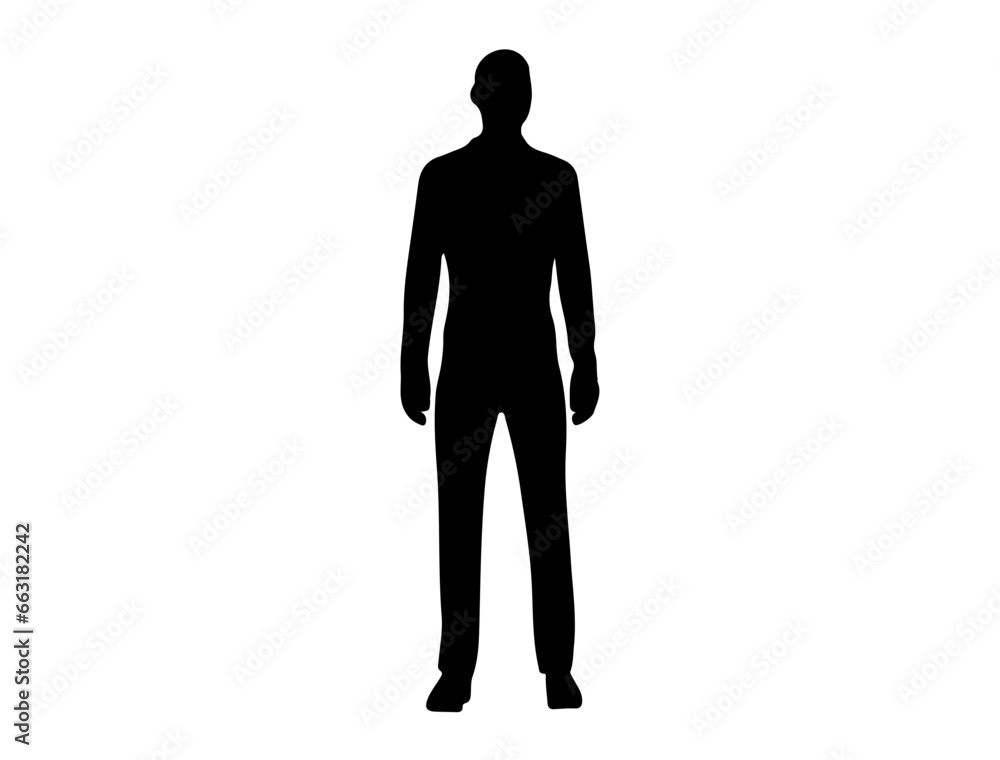 Mannequin silhouette vector art white background Mannequin silhouette vector art white background
