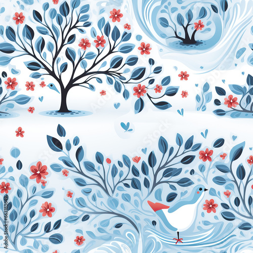 Seamless Winter Pattern