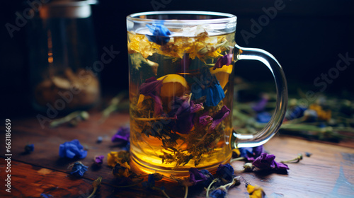 Mug infused tea drink