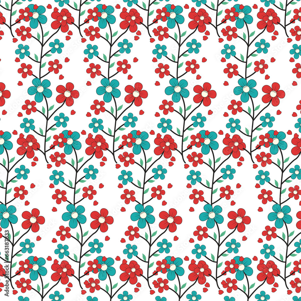 flower pattern vector design. pattern background desig flower pattern vector design. pattern background desig