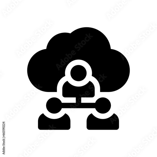 team glyph icon