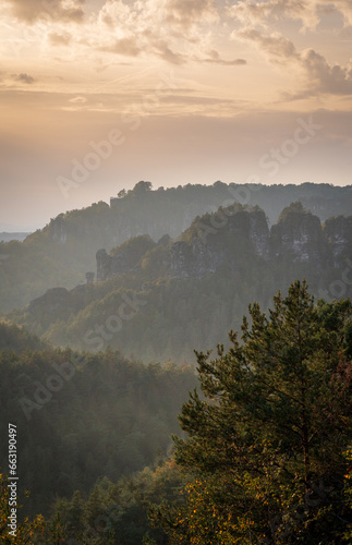 Saxon Switzerland National Park, or Nationalpark Sächsische Schweiz