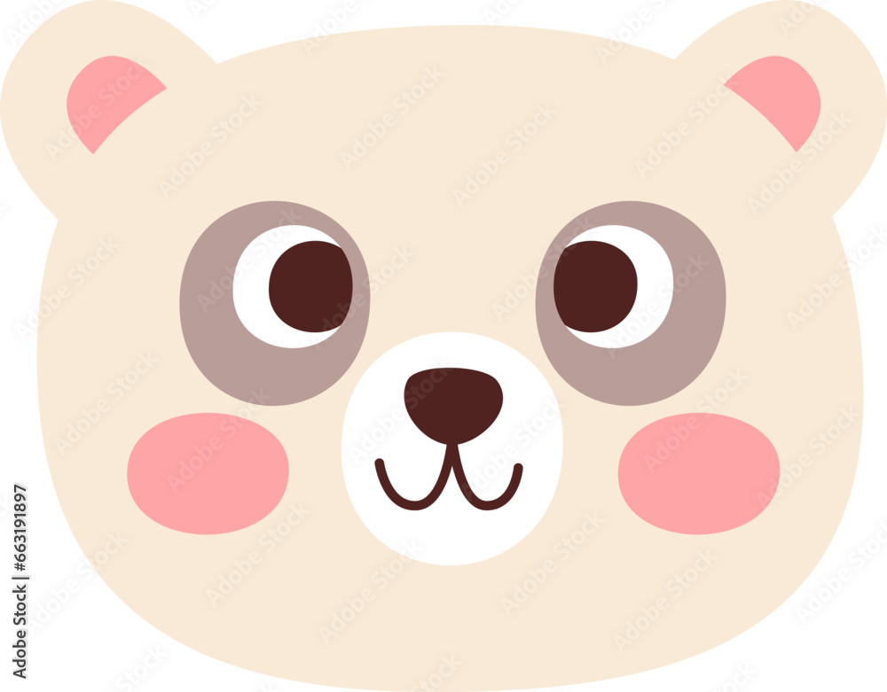 Panda Animal Face Panda Animal Face