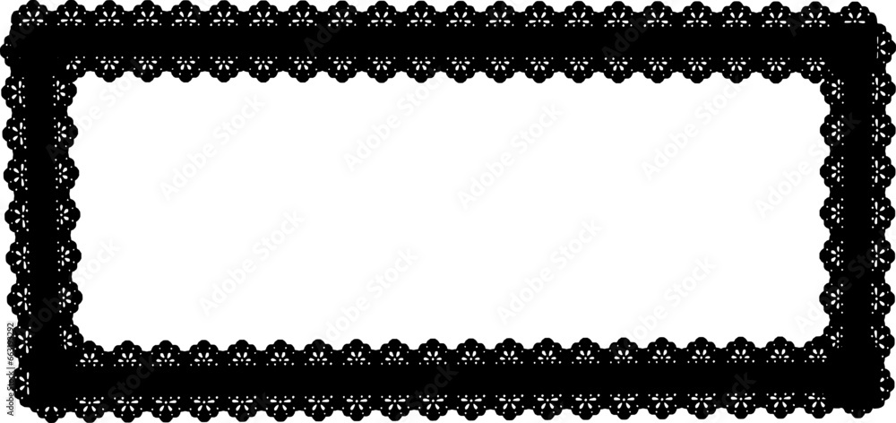 lace fabric pattern frame, background with lace fabric pattern frame, lace fabric pattern frame. - obrazy, fototapety, plakaty 