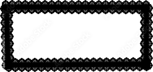 lace fabric pattern frame, background with lace fabric pattern frame, lace fabric pattern frame. photo