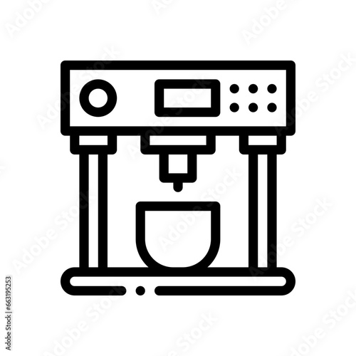 coffee line icon