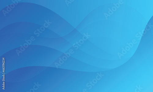 Background wave gradient blue modern abstract 