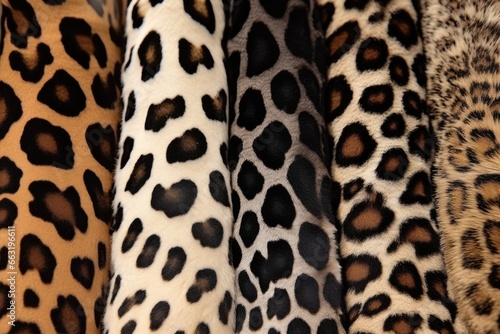 pairs of different animal prints converging