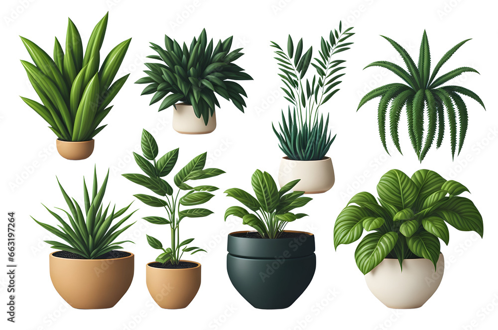 set of plants