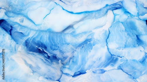 An abstract background of blue onyx marble texture.