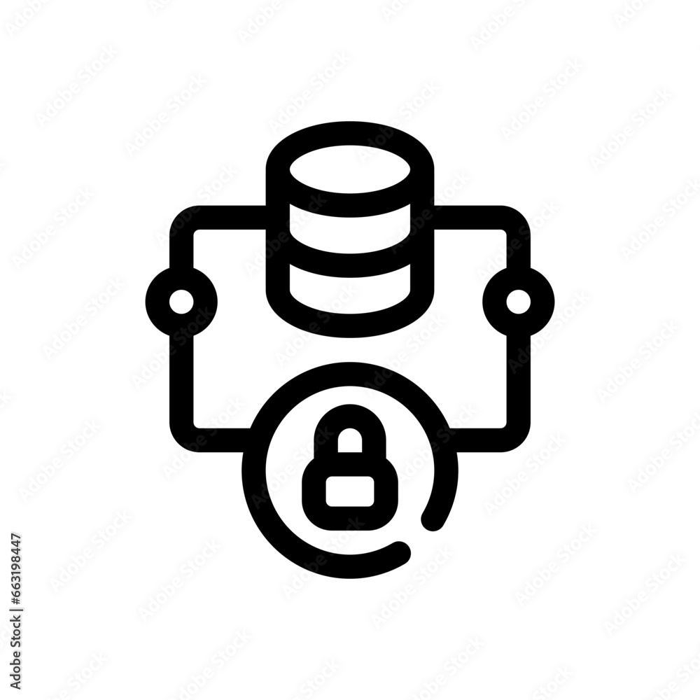 padlock line icon padlock line icon