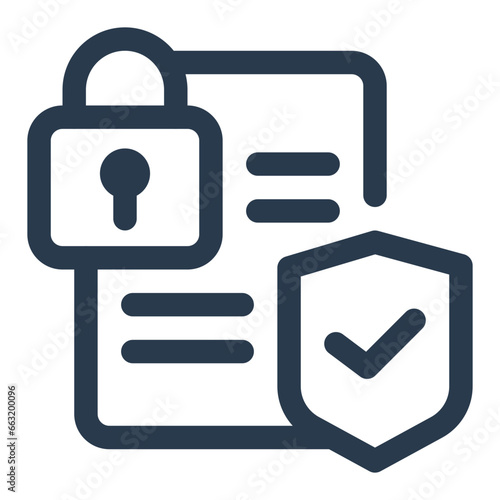 Security Compliance Policy Adherence Icon