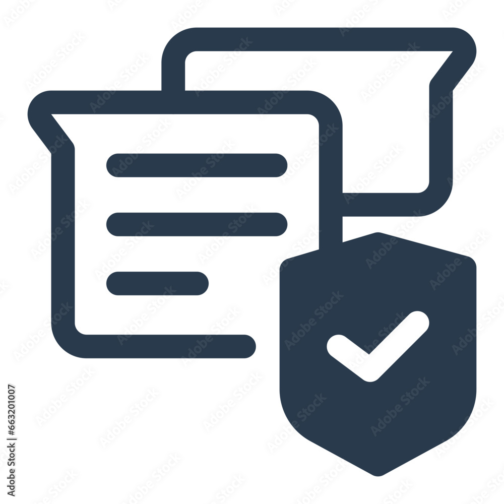 Secure Communication Encrypted Interaction Icon Secure Communication Encrypted Interaction Icon