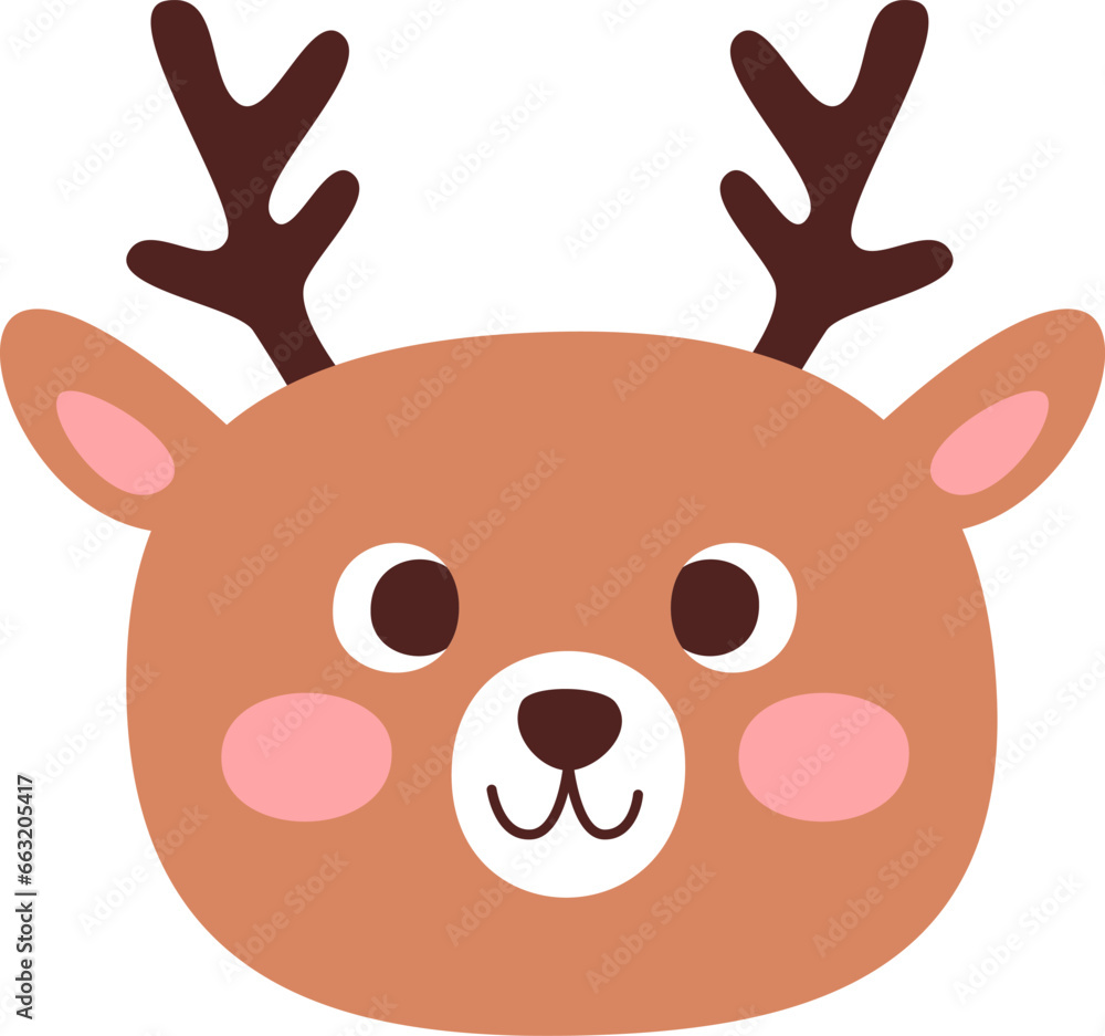Deer Animal Face Deer Animal Face