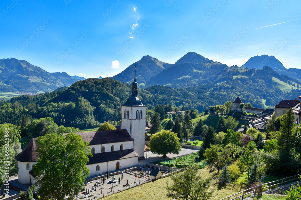 Gruyère Village Church (Église Saint-Théodule)