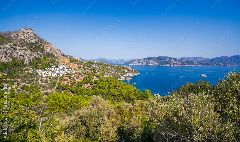 Beautiful Bay view near Turunc Village of Marmaris Town of Turkey