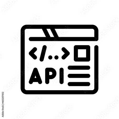 api line icon