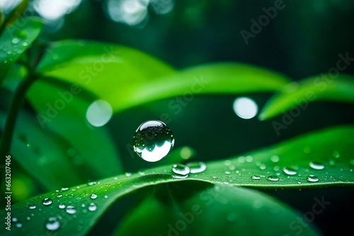 Leaf droplets
