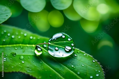 Leaf droplets