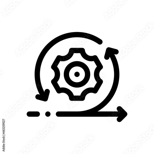 agile line icon