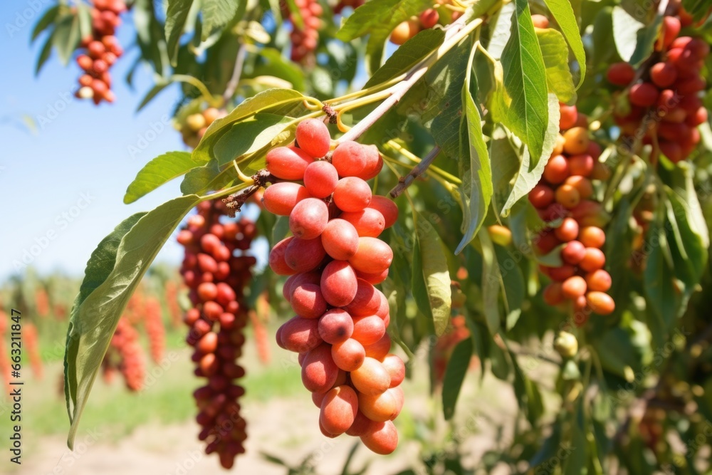 fresh fruits on a tree ready for harvest fresh fruits on a tree ready for harvest