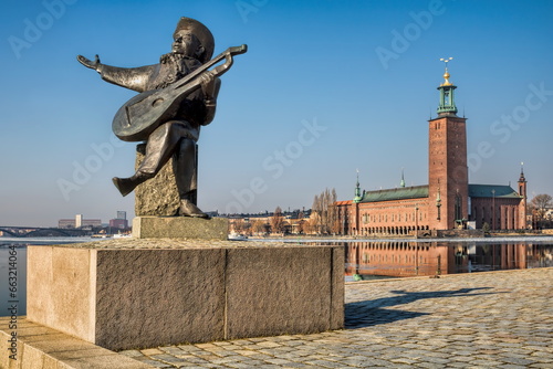 Photography stockholm, schweden - stadshus im winter