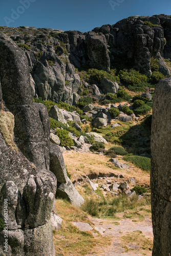 Rocks in the highlands of the Sierra da Estrella, Portugal.