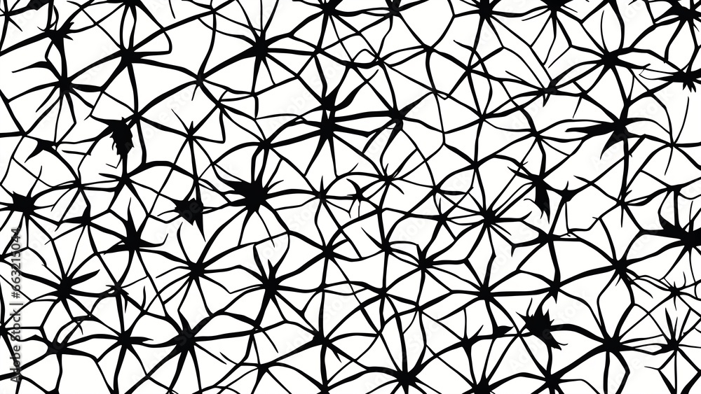 A Black And White Pattern With Many Small Stars A Black And White Pattern With Many Small Stars