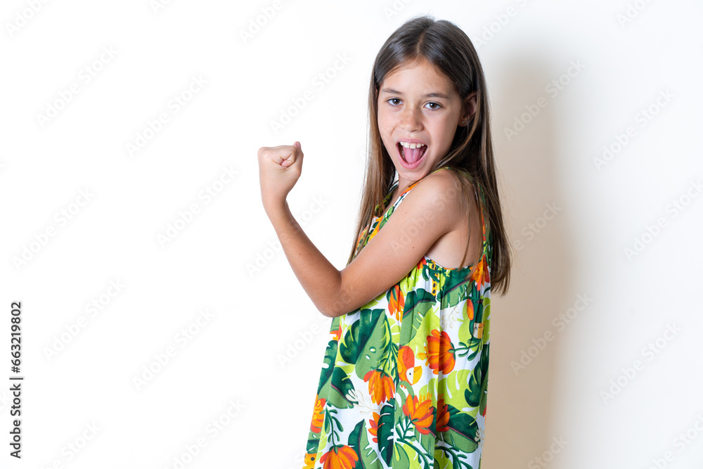 MODEL makes peace gesture keeps lips folded shows v sign. Body language concept MODEL makes peace gesture keeps lips folded shows v sign. Body language concept