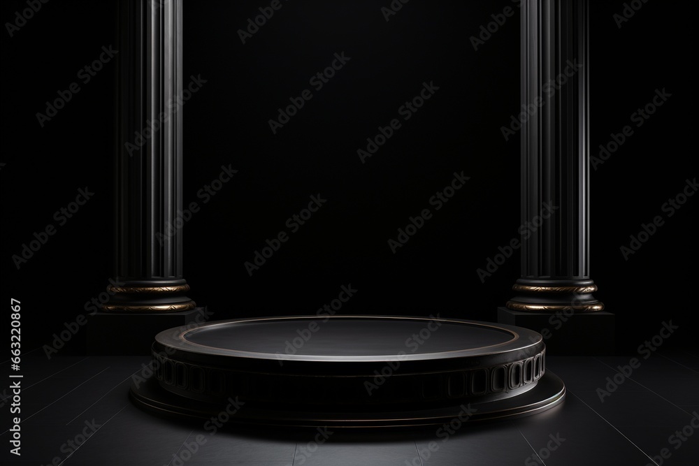 Dominant Black Podium