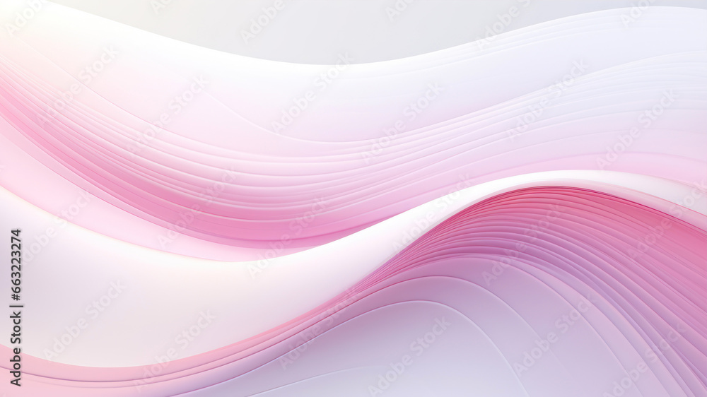 abstract background with smooth wavy lines in pink and white colors abstract background with smooth wavy lines in pink and white colors