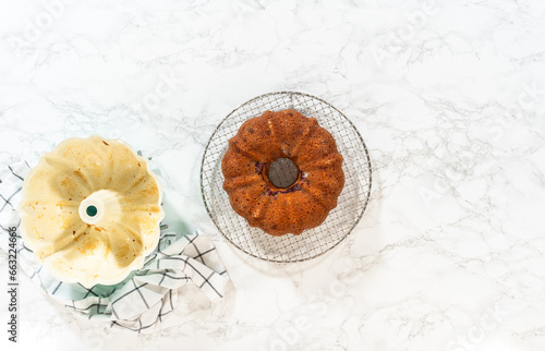 From Pan to Rack - Perfect Bundt Cake Presentation
